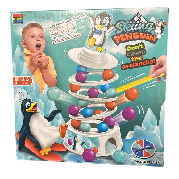 Other - Skiing Penguin Avalanche Game - Colorful Fun